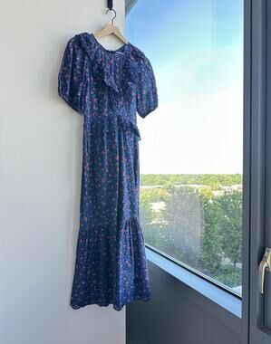 kimchi blue coral sheer lace midi dress NWT Kimchi Blue Cora Lace-Trim Asymmetrical